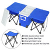 Multi Function Rolling Cooler Box Picnic Camping Outdoor Furniture Set Folding 1