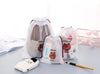Brown Bear Transparent Cosmetic Bag Travel Makeup Case Women Zipper Make Up Bath Organizer Storage Pouch Toiletry Wash Beaut Kit