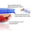 12 PCS Original Durable Silicone Stretch lid Expandable Food Cover ( 6 Sizes)