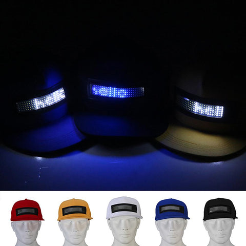 LED  Hat with Screen